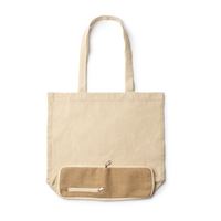 SHOPPER PIEGHEVOLE COTONE/JUTA